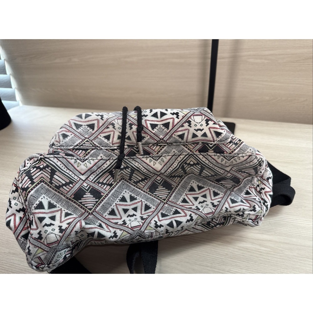 PINK Victoria's Secret Backpack Drawstring Tribal Aztec Colorful Festival School - Picture 7 of 7